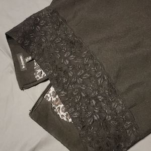 Le Chateau black lace pencil skirt 5/6